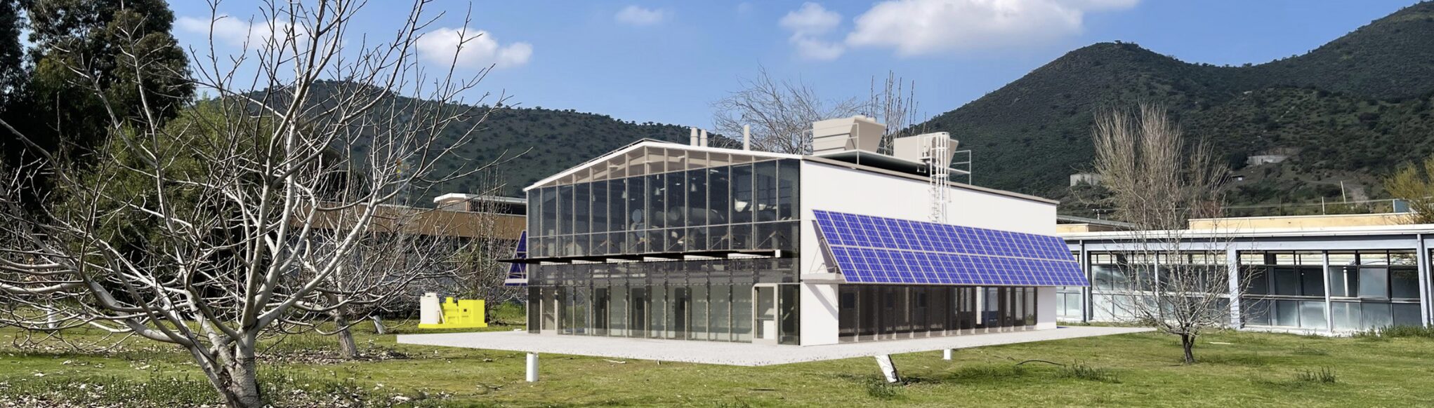 Vista exterior del laboratorio BSL-3 de SAG Chile