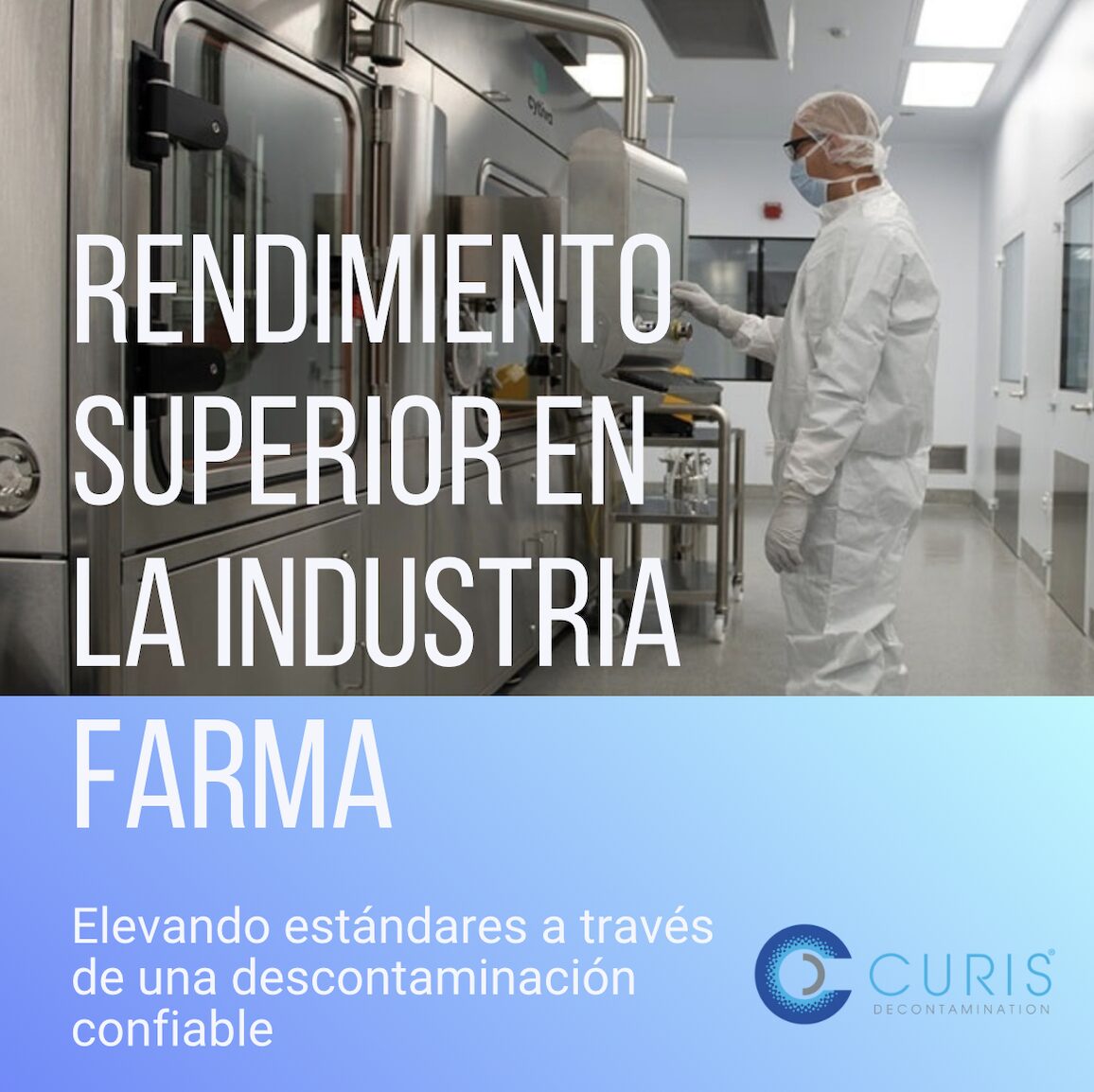 Descontaminación Hybrid Hydrogen Peroxide para la industria farmacéutica
