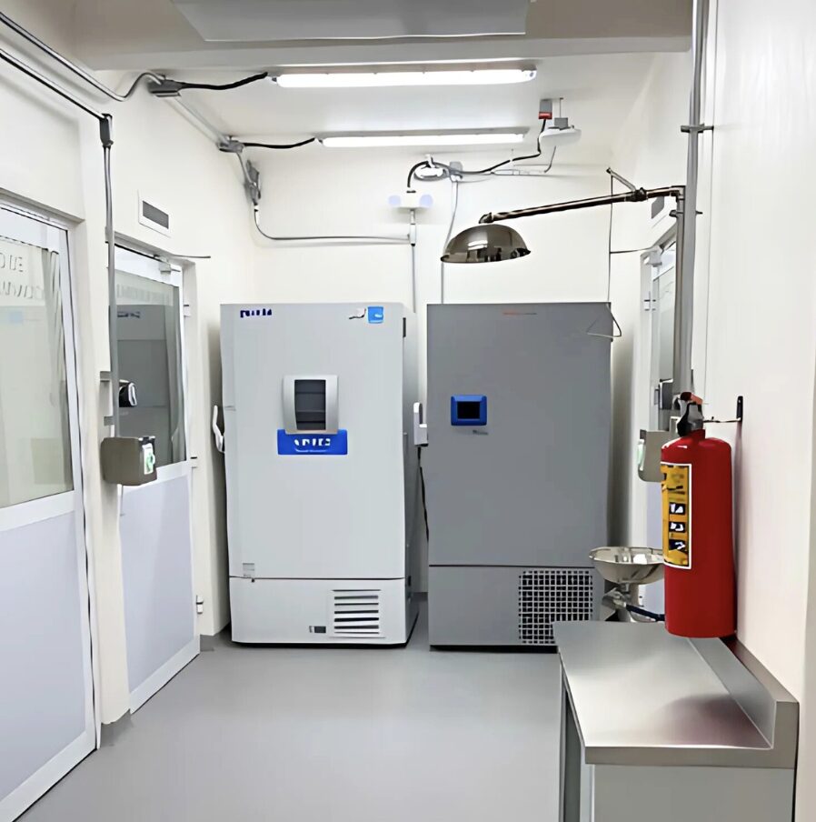 Zona interior del Laboratorio BSL-3 IPN