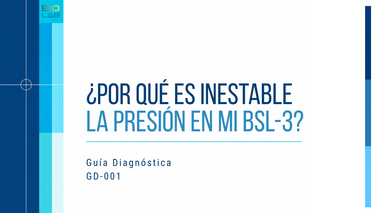 Guía Diagnóstica GD-001 · ¿Por qué es inestable la presión en mi BSL-3?