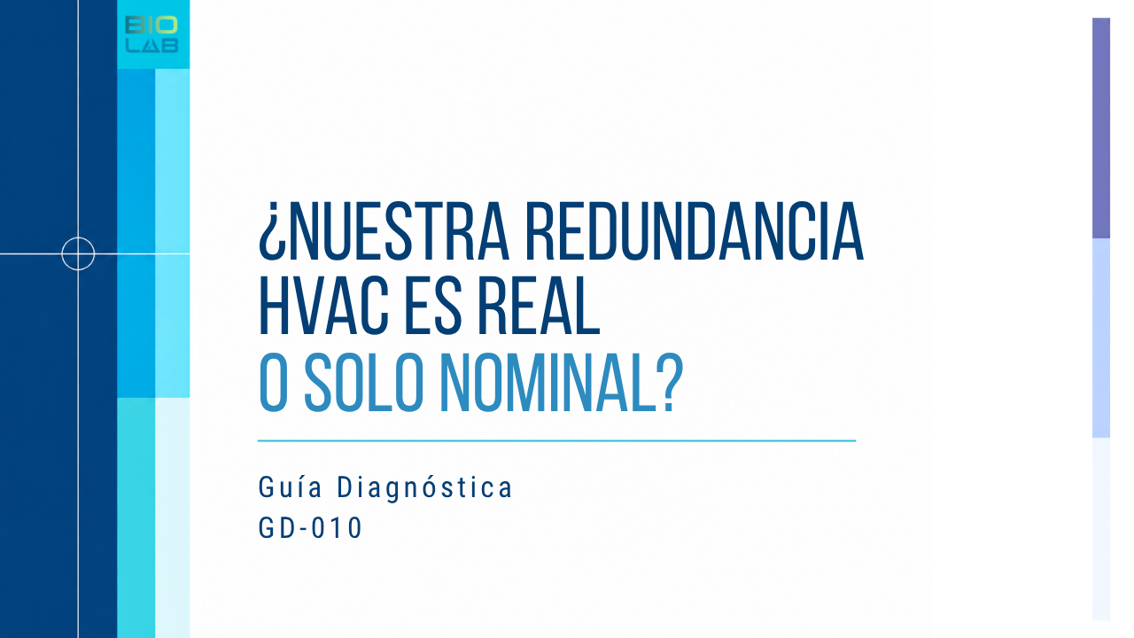 Guía Diagnóstica GD-010 · ¿Nuestra redundancia HVAC es real o solo nominal?