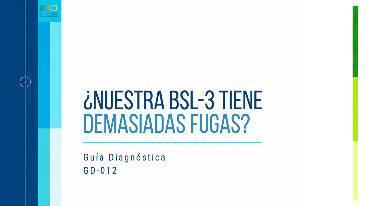 Guía Diagnóstica GD-012 · ¿Nuestro BSL-3 tiene demasiadas fugas?